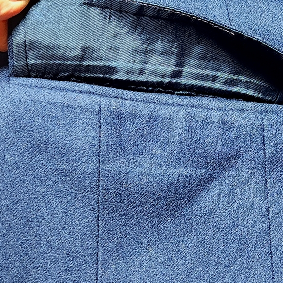 Vintage Pendleton Pure Virgin Wool Blazer – Navy – 18W – Made in USA - Picture 8 of 12
